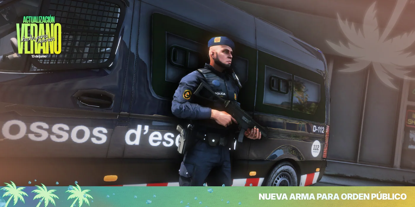 NUEVA ARMA PARA ORDEN PÚBLICO · Barcelona PD