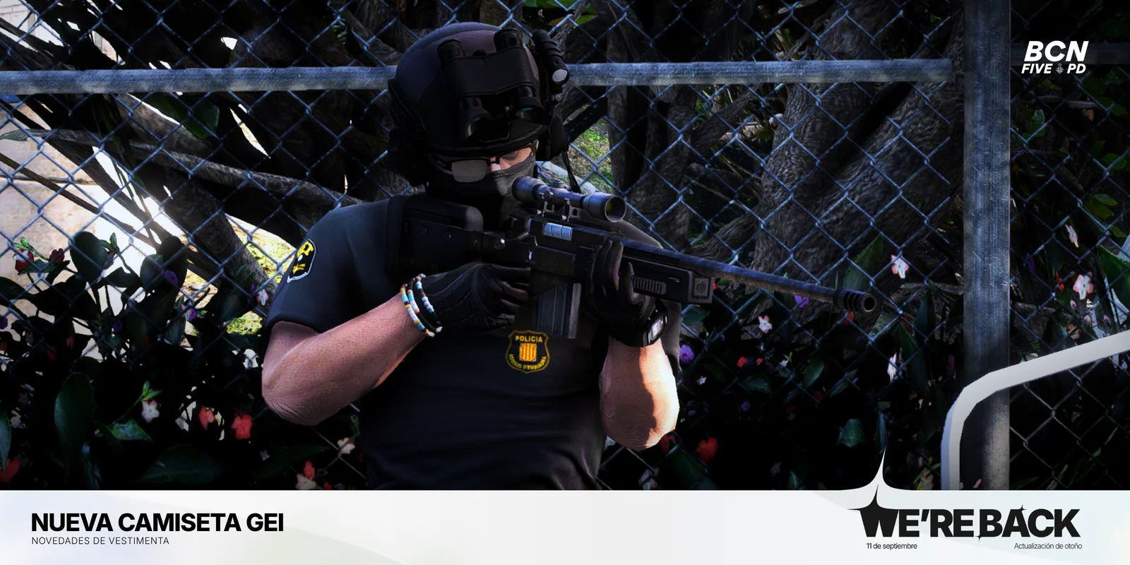 Nueva camiseta GEI · Barcelona PD