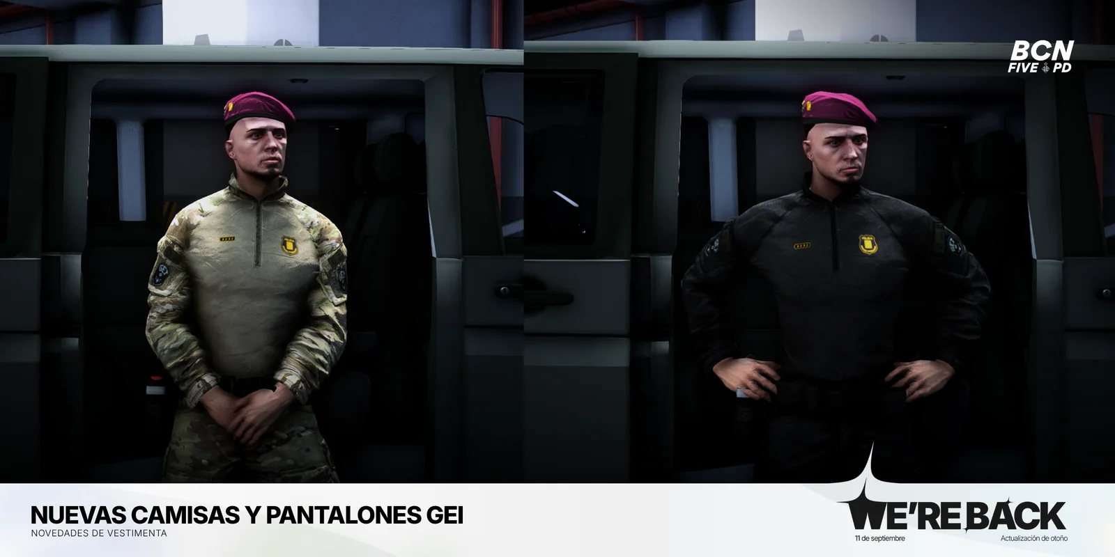Nueva ropa larga GEI · Barcelona PD