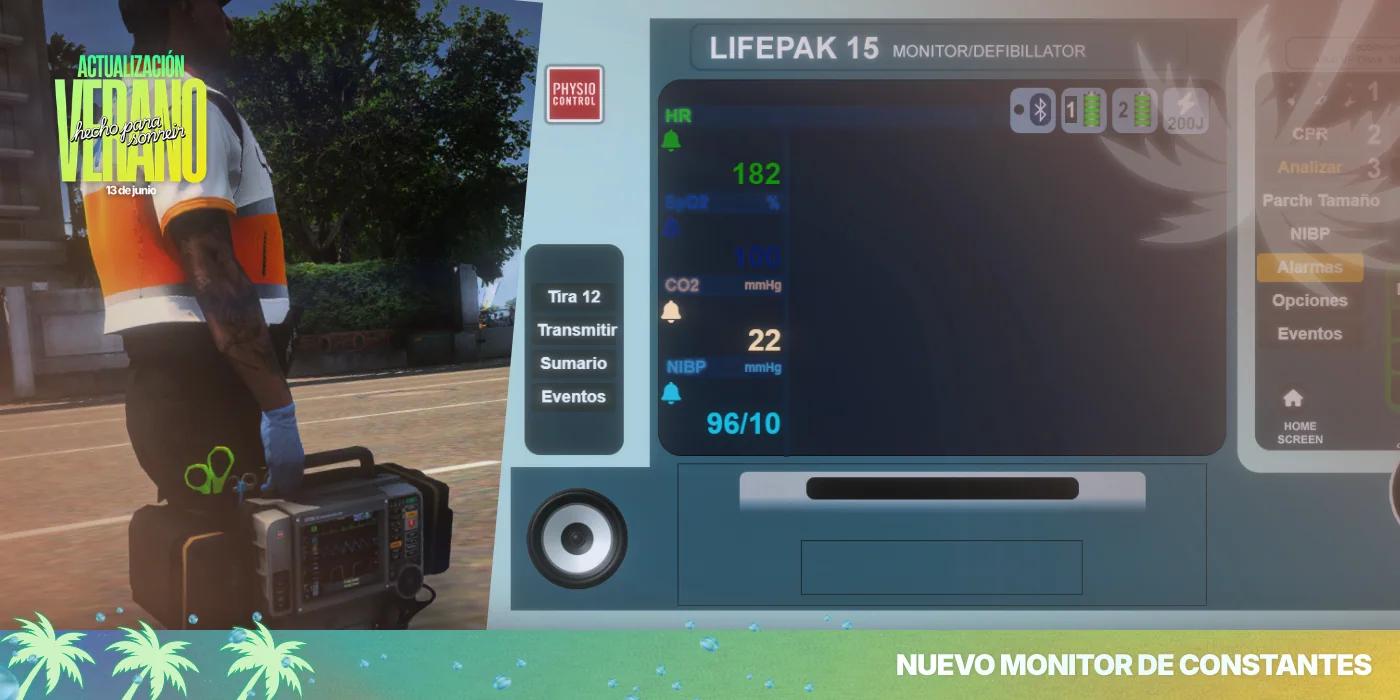 NUEVO MONITOR DE CONSTANTES\* · Barcelona PD