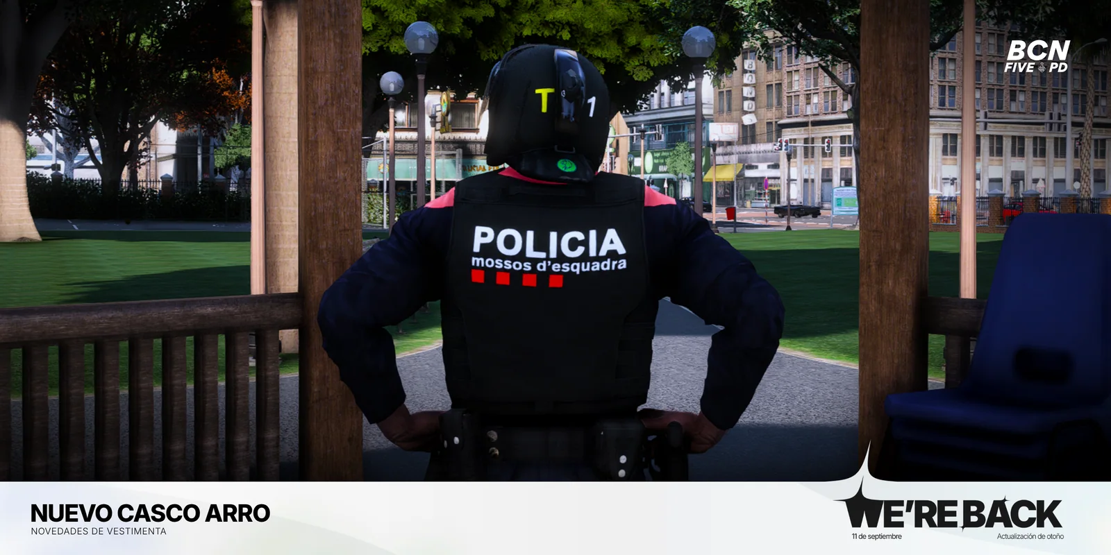Nuevos chalecos y cascos ARRO y BRIMO · Barcelona PD